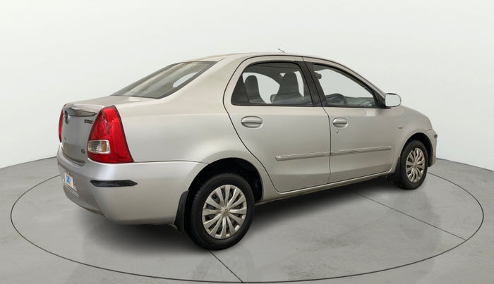 2012 Toyota Etios G, Petrol, Manual, 91,979 km, Right Back Diagonal