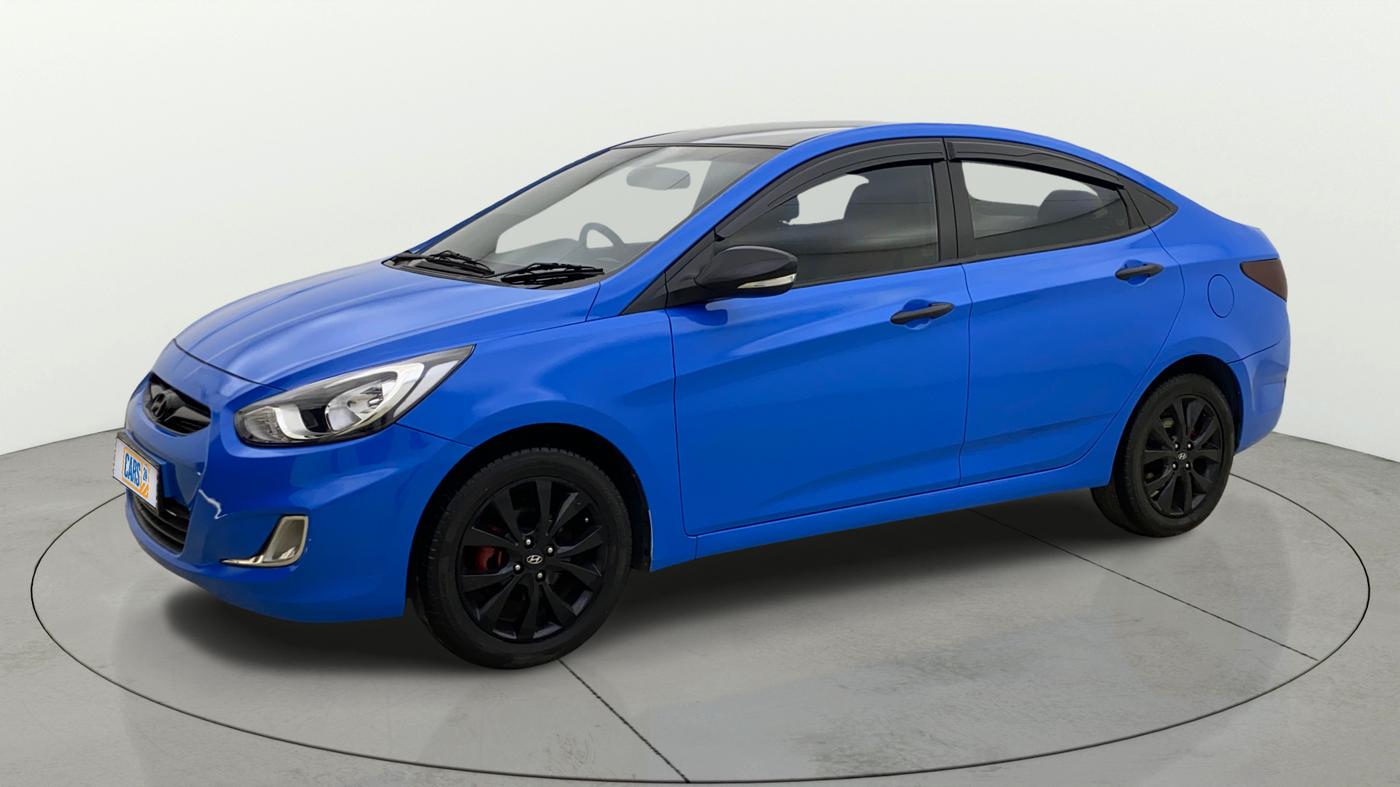 2014 Hyundai Verna FLUIDIC 1.6 VTVT SX, CNG, Manual, 60,800 km, Left Front Diagonal