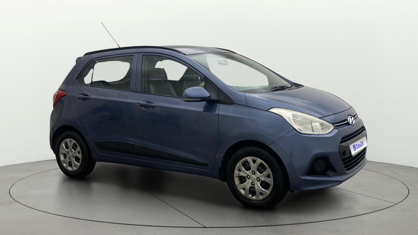 2015 Hyundai Grand i10 SPORTZ 1.2 KAPPA VTVT, Petrol, Manual, 1,40,829 km, Right Front Diagonal
