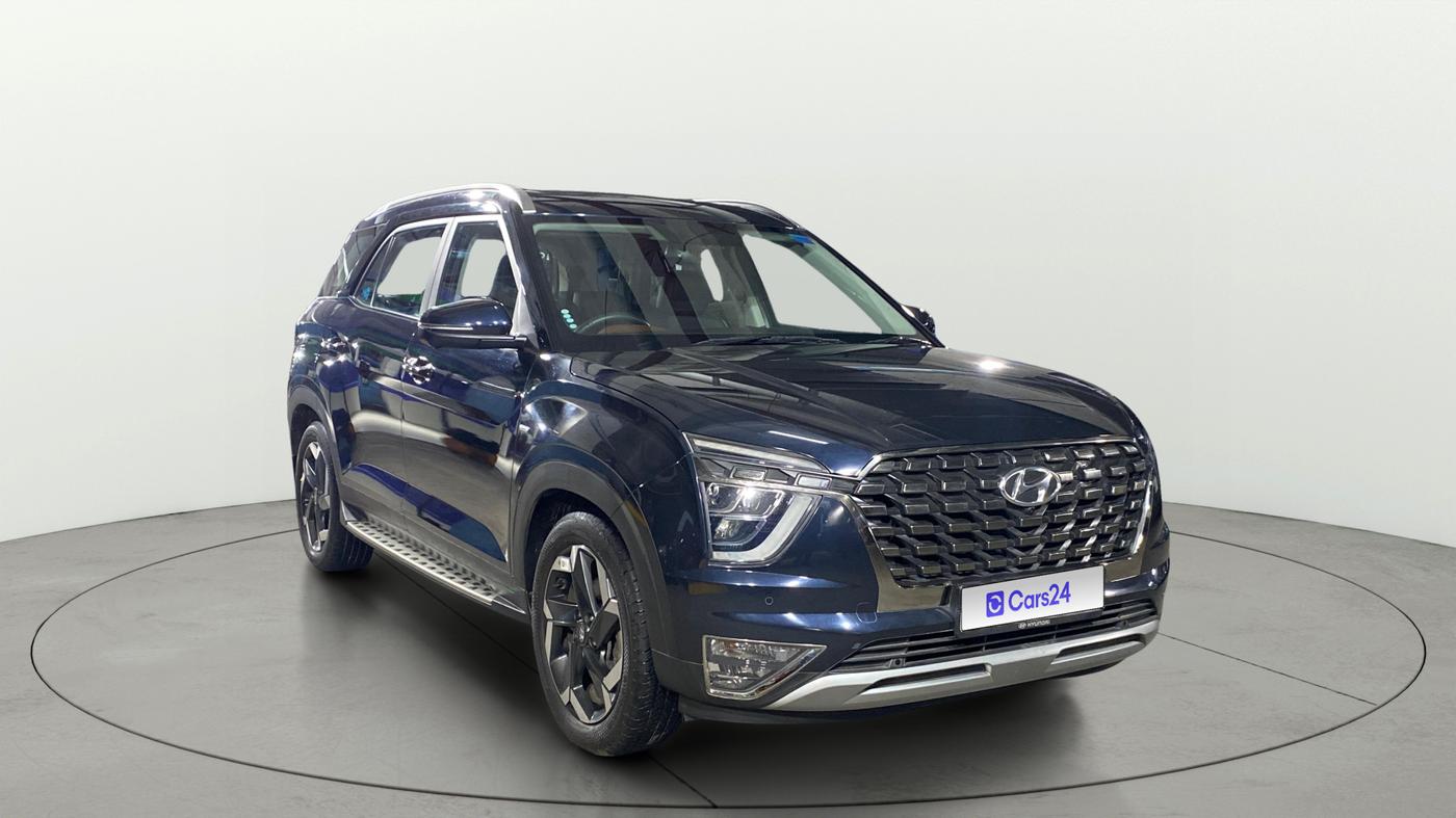 2021 Hyundai ALCAZAR 2.0 SIGNATURE (O) AT 7STR, Petrol, Automatic, 13,147 km, Right Front Diagonal