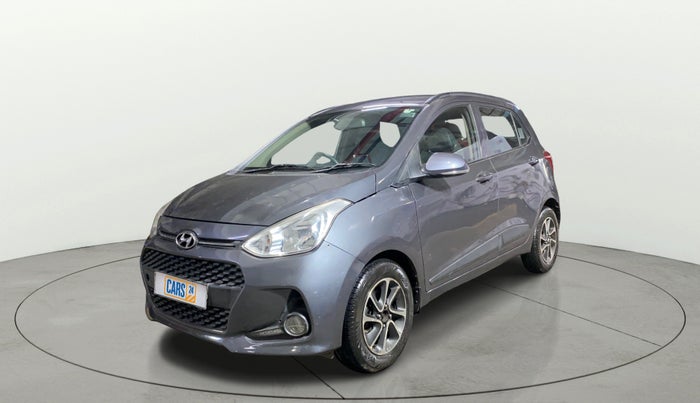 2017 Hyundai Grand i10 SPORTZ (O) AT 1.2 KAPPA VTVT, Petrol, Automatic, 77,839 km, Left Front Diagonal