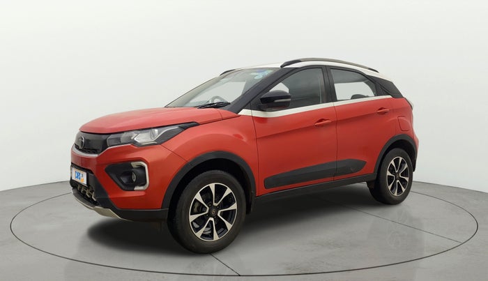2021 Tata NEXON XZ PLUS (O) PETROL DUAL TONE, Petrol, Manual, 53,304 km, Left Front Diagonal