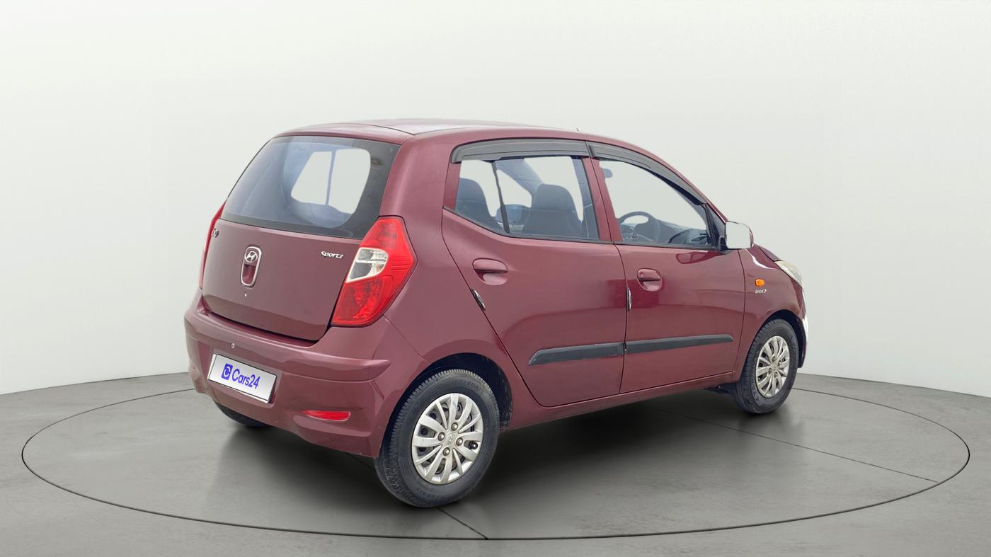 2015 Hyundai i10 SPORTZ 1.1, Petrol, Manual, 77,049 km, Right Back Diagonal