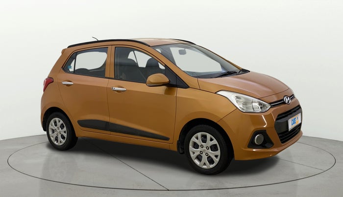 2014 Hyundai Grand i10 SPORTZ 1.2 KAPPA VTVT, Petrol, Manual, 49,805 km, Right Front Diagonal
