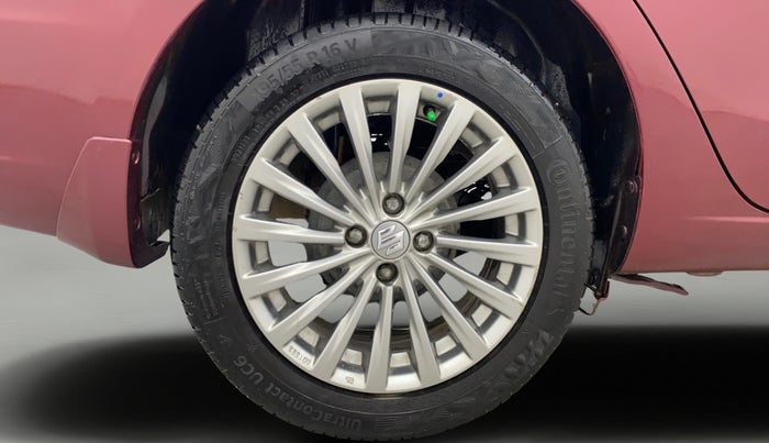 2016 Maruti Ciaz ZXI+ AT, Petrol, Automatic, 81,133 km, Right Rear Wheel