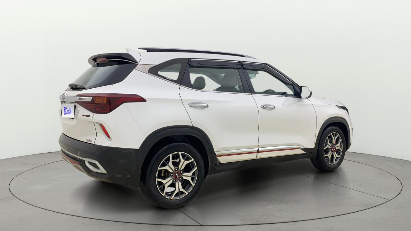 2020 KIA SELTOS GTX PLUS 1.4 PETROL, Petrol, Manual, 1,11,394 km, Right Back Diagonal
