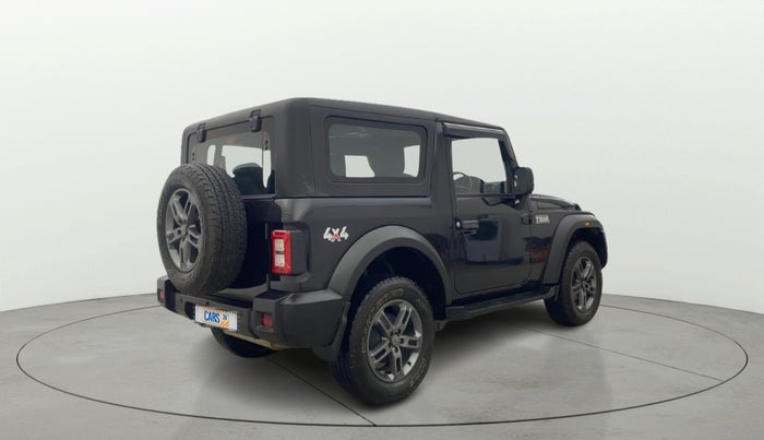 2023 Mahindra Thar LX PETROL HT 4WD AT, Petrol, Automatic, 7,618 km, Right Back Diagonal