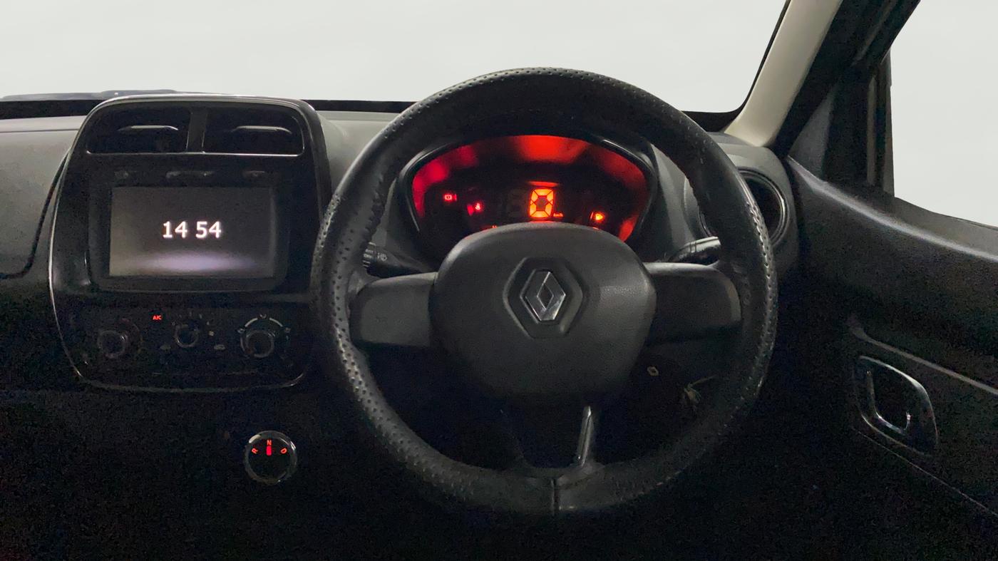 2019 Renault Kwid RXT 1.0 AMT (O), Petrol, Automatic, 97,861 km, Steering Wheel Close Up