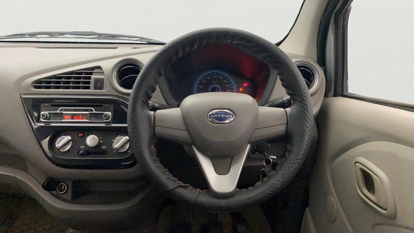 2017 Datsun Go A, Petrol, Manual, 32,763 km, Steering Wheel Close Up
