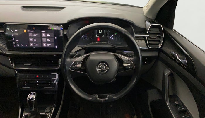 2021 Skoda KUSHAQ STYLE 1.0L TSI AT, Petrol, Automatic, 95,540 km, Steering Wheel Close Up