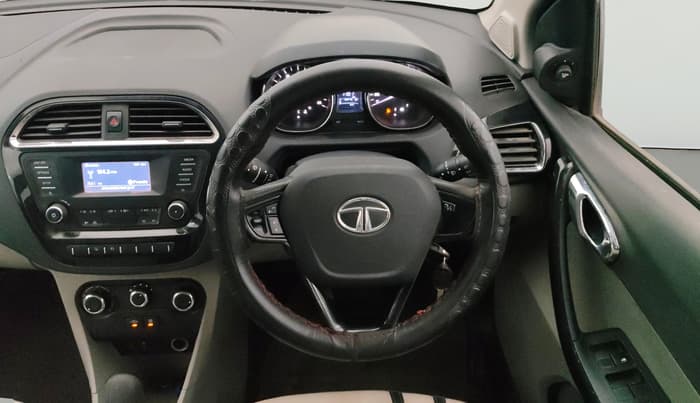 2018 Tata Tiago XZA PLUS PETROL, Petrol, Automatic, 1,04,525 km, Steering Wheel Close Up