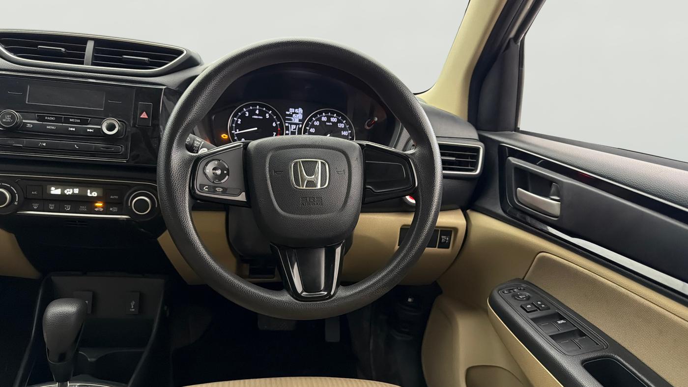 2020 Honda Amaze 1.2L I-VTEC V CVT, Petrol, Automatic, 31,529 km, Steering Wheel Close Up