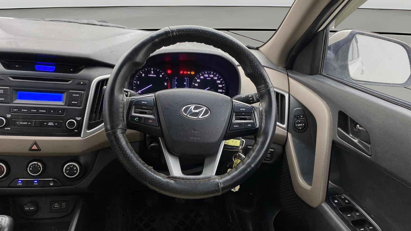 2018 Hyundai Creta E PLUS 1.4 DIESEL, Diesel, Manual, 70,849 km, Steering Wheel Close Up