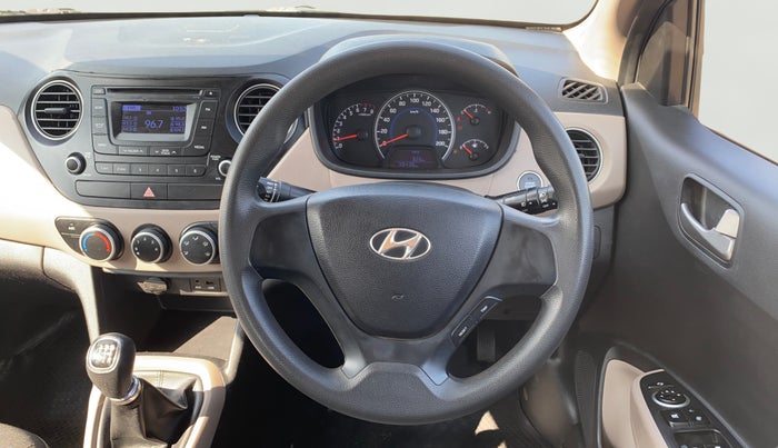 2015 Hyundai Grand i10 SPORTZ 1.2 KAPPA VTVT, Petrol, Manual, 38,403 km, Steering Wheel Close Up