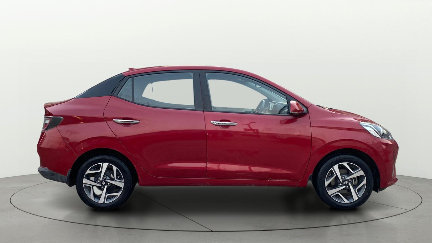 2020 Hyundai AURA SX 1.2 (O), Petrol, Manual, 21,256 km, Right Side View