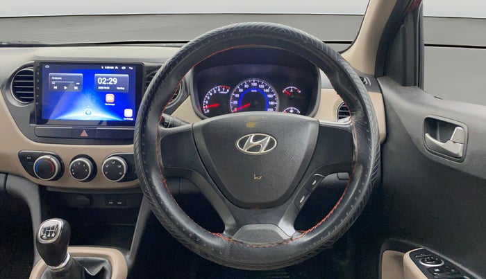 2013 Hyundai Grand i10 SPORTZ 1.2 KAPPA VTVT, Petrol, Manual, 66,051 km, Steering Wheel Close Up