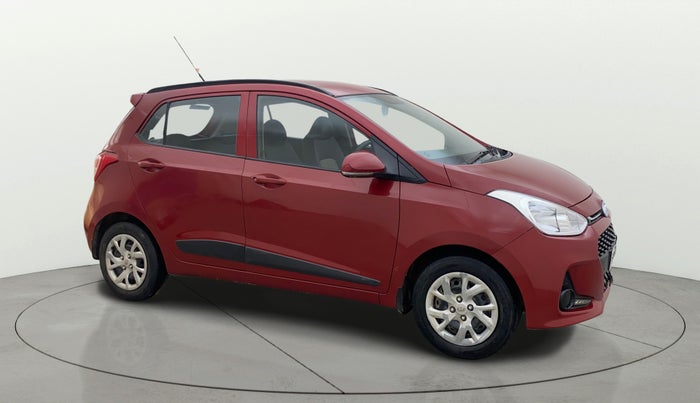 2018 Hyundai Grand i10 SPORTZ 1.2 KAPPA VTVT, Petrol, Manual, 1,02,176 km, Right Front Diagonal