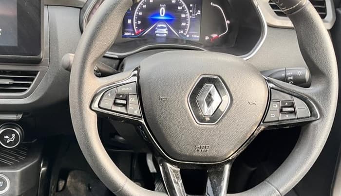 2021 Renault Kiger RXZ AMT, Petrol, Automatic, 26,027 km, Steering Wheel Close Up