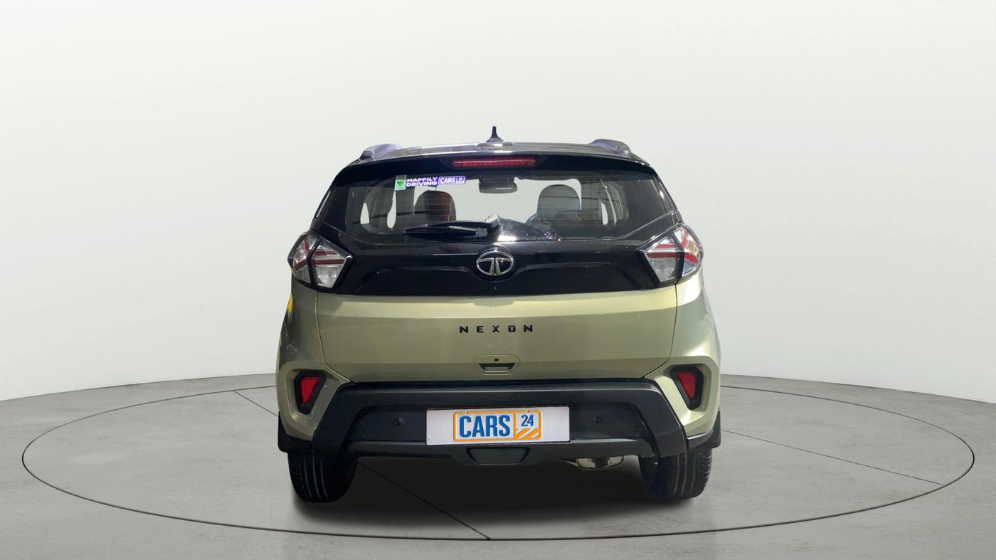 2022 Tata NEXON XZA PLUS (PREMIUM) KAZIRANGA PETROL, Petrol, Automatic, 7,002 km, Back/Rear