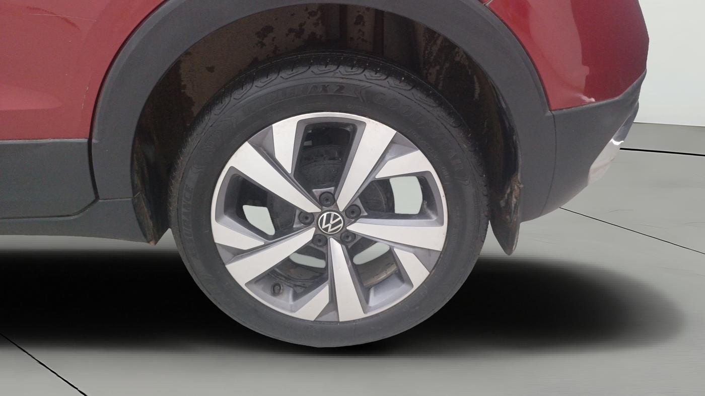 2022 Volkswagen TAIGUN TOPLINE 1.0 TSI MT, Petrol, Manual, 7,103 km, Left Rear Wheel
