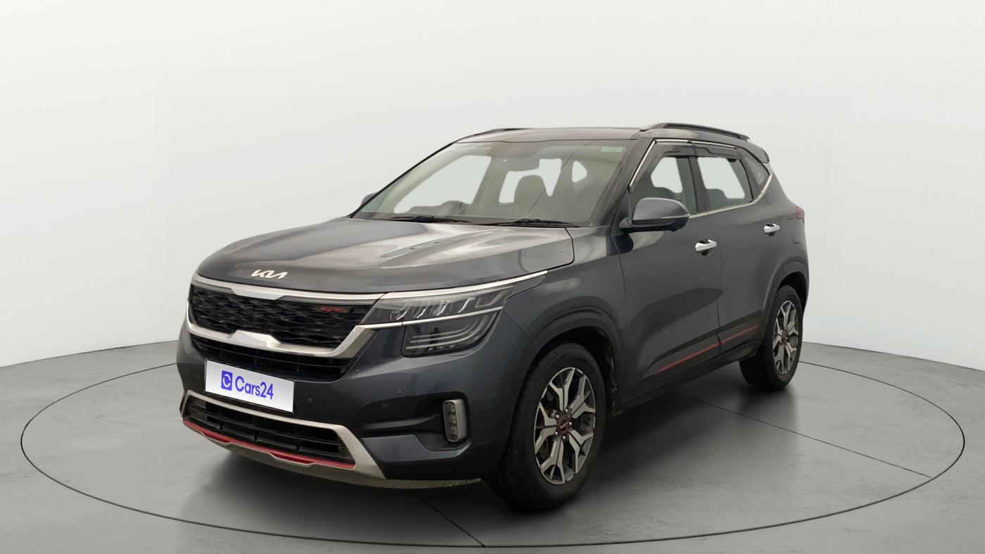 2023 KIA SELTOS  GTX PLUS 1.5 DIESEL AT, Diesel, Automatic, 1,19,220 km, Left Front Diagonal