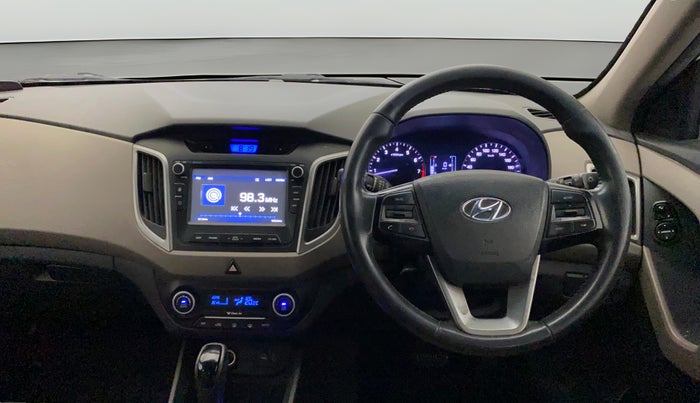 2016 Hyundai Creta SX PLUS AT 1.6 PETROL, Petrol, Automatic, 74,097 km, Steering Wheel Close Up