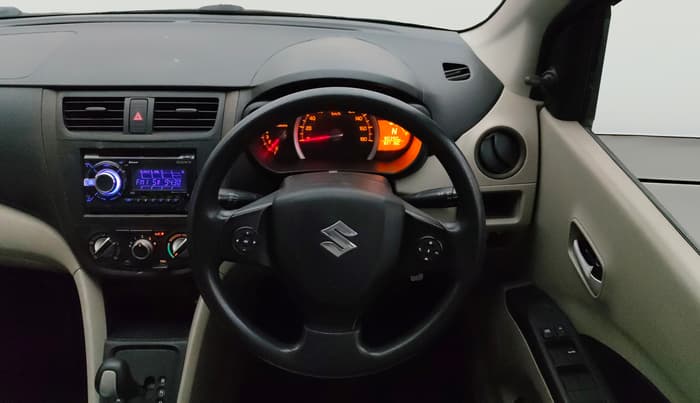 2014 Maruti Celerio VXI AMT, Petrol, Automatic, 90,377 km, Steering Wheel Close Up