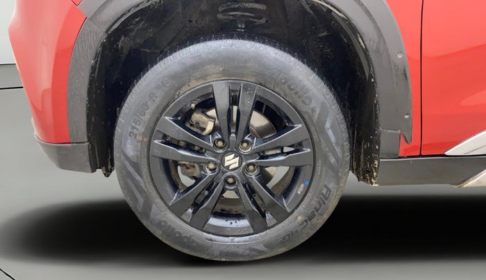 2018 Maruti Vitara Brezza ZDI PLUS AT DUAL TONE, Diesel, Automatic, 1,03,888 km, Left Front Wheel