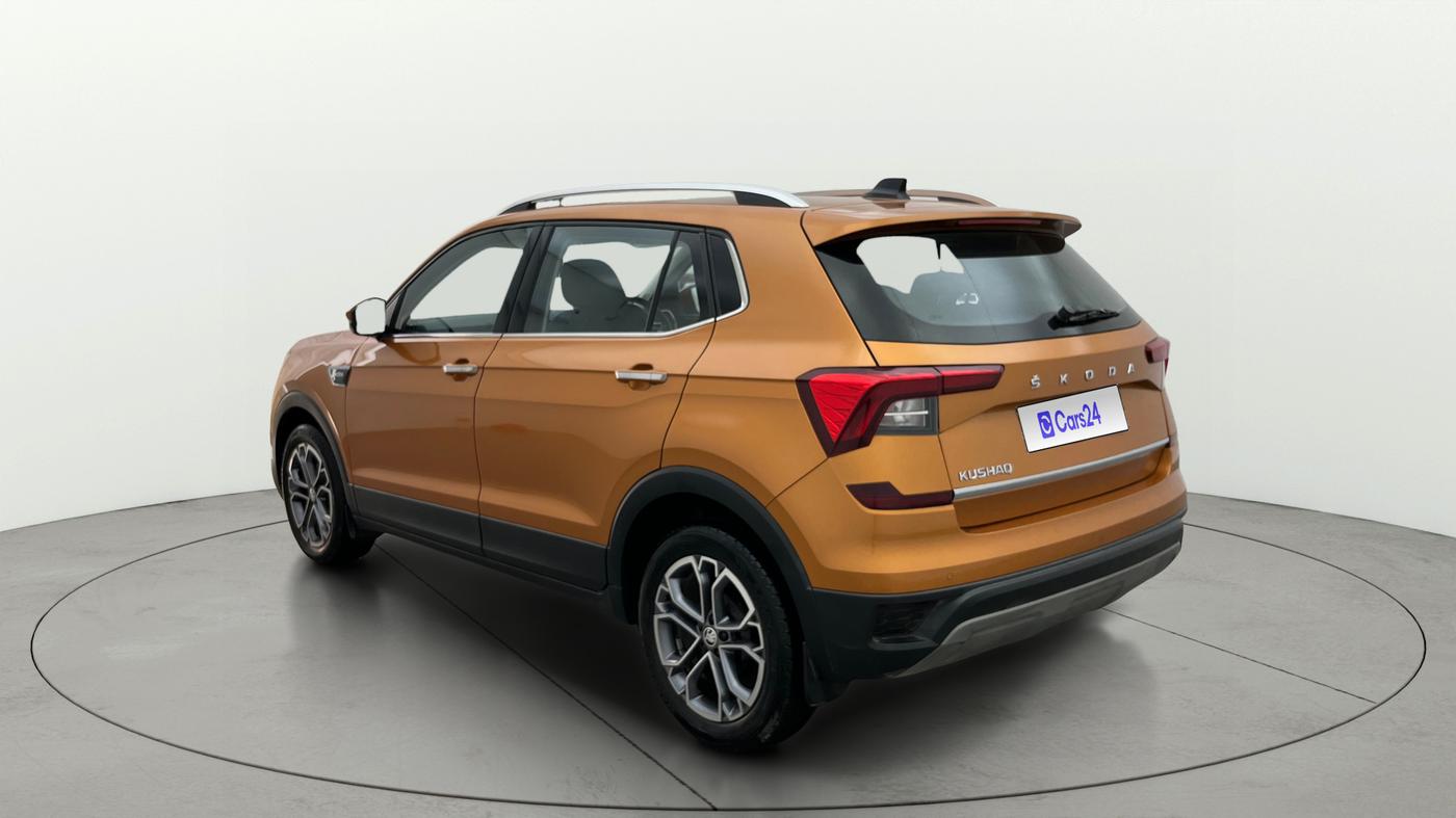 2022 Skoda KUSHAQ STYLE 1.5L TSI DSG, Petrol, Automatic, 13,307 km, Left Back Diagonal