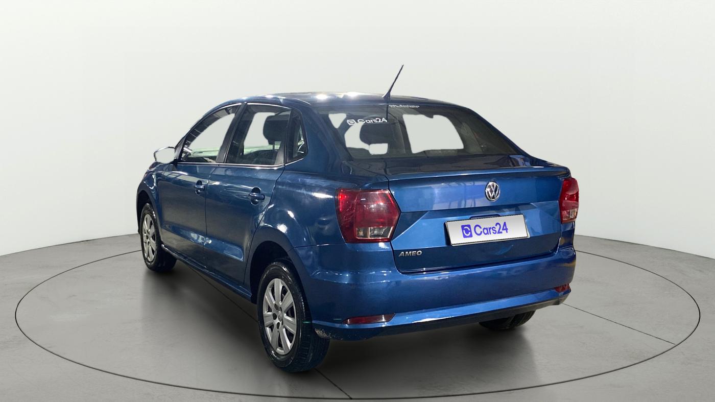 2017 Volkswagen Ameo TRENDLINE 1.2L, Petrol, Manual, 1,11,912 km, Left Back Diagonal
