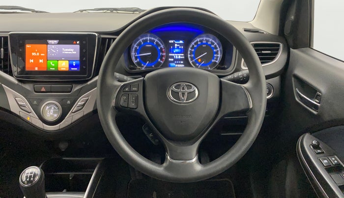 2021 Toyota Glanza G, Petrol, Manual, 29,247 km, Steering Wheel Close Up