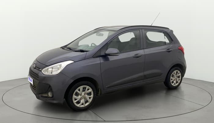 2017 Hyundai Grand i10 SPORTZ (O) 1.2 KAPPA VTVT, Petrol, Manual, 40,780 km, Left Front Diagonal