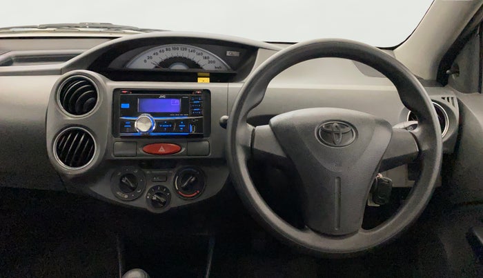 2012 Toyota Etios G, Petrol, Manual, 91,979 km, Steering Wheel Close Up