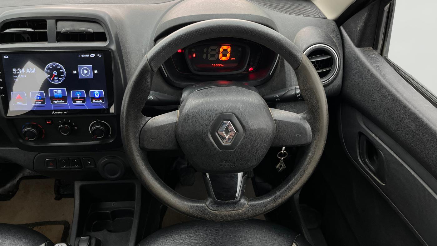 2019 Renault Kwid RXL, Petrol, Manual, 75,994 km, Steering Wheel Close Up