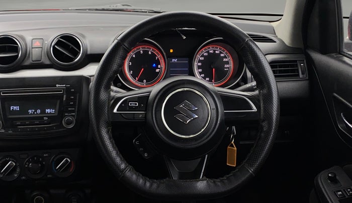 2018 Maruti Swift VXI, Petrol, Manual, 75,660 km, Steering Wheel Close Up