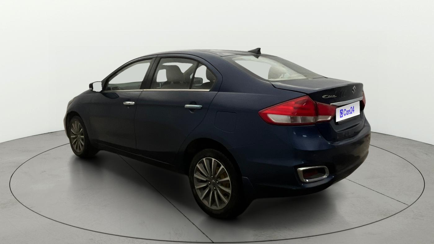 2018 Maruti Ciaz ALPHA  AT 1.5 SHVS PETROL, Petrol, Automatic, 1,02,771 km, Left Back Diagonal