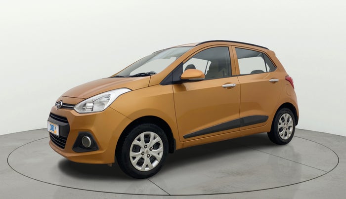 2014 Hyundai Grand i10 SPORTZ 1.2 KAPPA VTVT, Petrol, Manual, 25,663 km, Left Front Diagonal
