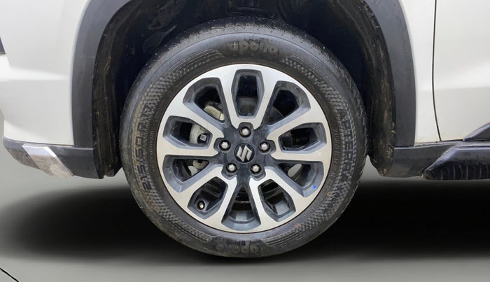 2022 Maruti Grand Vitara ALPHA SMART HYBRID AT, Petrol, Automatic, 17,513 km, Left Front Wheel