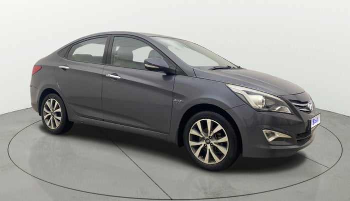 2015 Hyundai Verna FLUIDIC 1.6 VTVT S O AT, Petrol, Automatic, 74,547 km, Right Front Diagonal