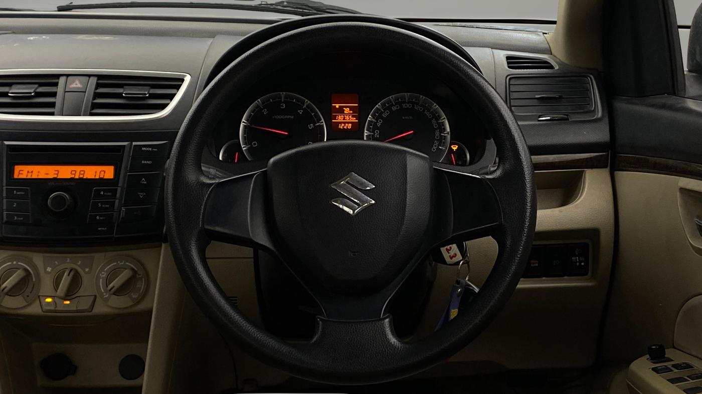 2014 Maruti Swift Dzire VDI, Diesel, Manual, 1,30,761 km, Steering Wheel Close Up