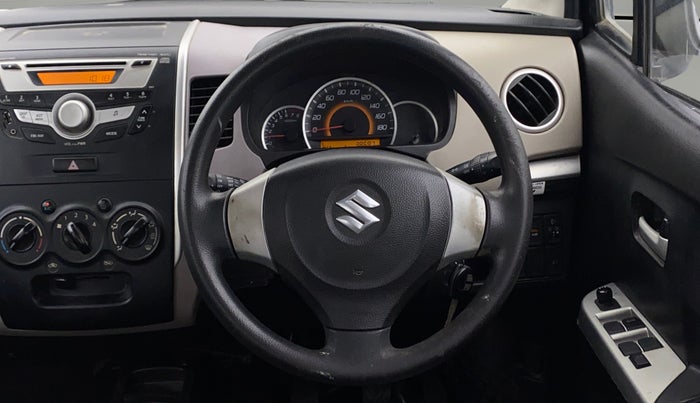 2013 Maruti Wagon R 1.0 VXI, Petrol, Manual, 38,690 km, Steering Wheel Close Up