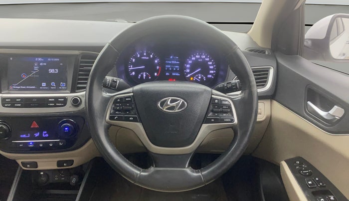 2019 Hyundai Verna 1.6 VTVT SX O, Petrol, Manual, 1,04,110 km, Steering Wheel Close Up