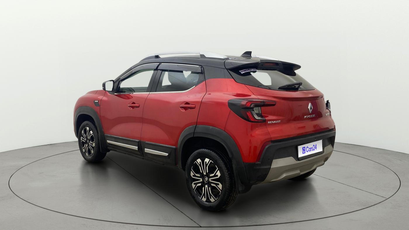 2021 Renault Kiger RXZ TURBO CVT DUAL TONE, Petrol, Automatic, 53,946 km, Left Back Diagonal