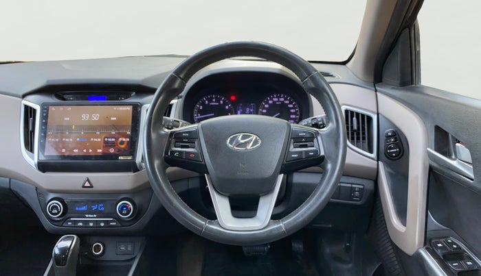 2016 Hyundai Creta SX PLUS AT 1.6 PETROL, Petrol, Automatic, 65,455 km, Steering Wheel Close Up