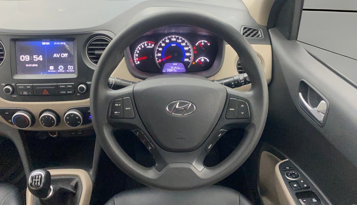 2020 Hyundai Grand i10 SPORTZ 1.2 KAPPA VTVT, Petrol, Manual, 26,835 km, Steering Wheel Close Up