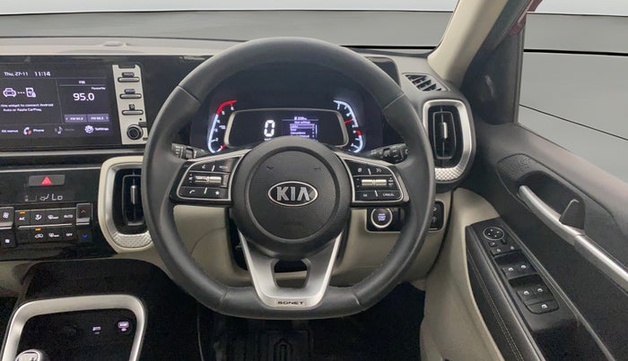 2021 KIA SONET HTX 1.5, Diesel, Manual, 47,370 km, Steering Wheel Close Up