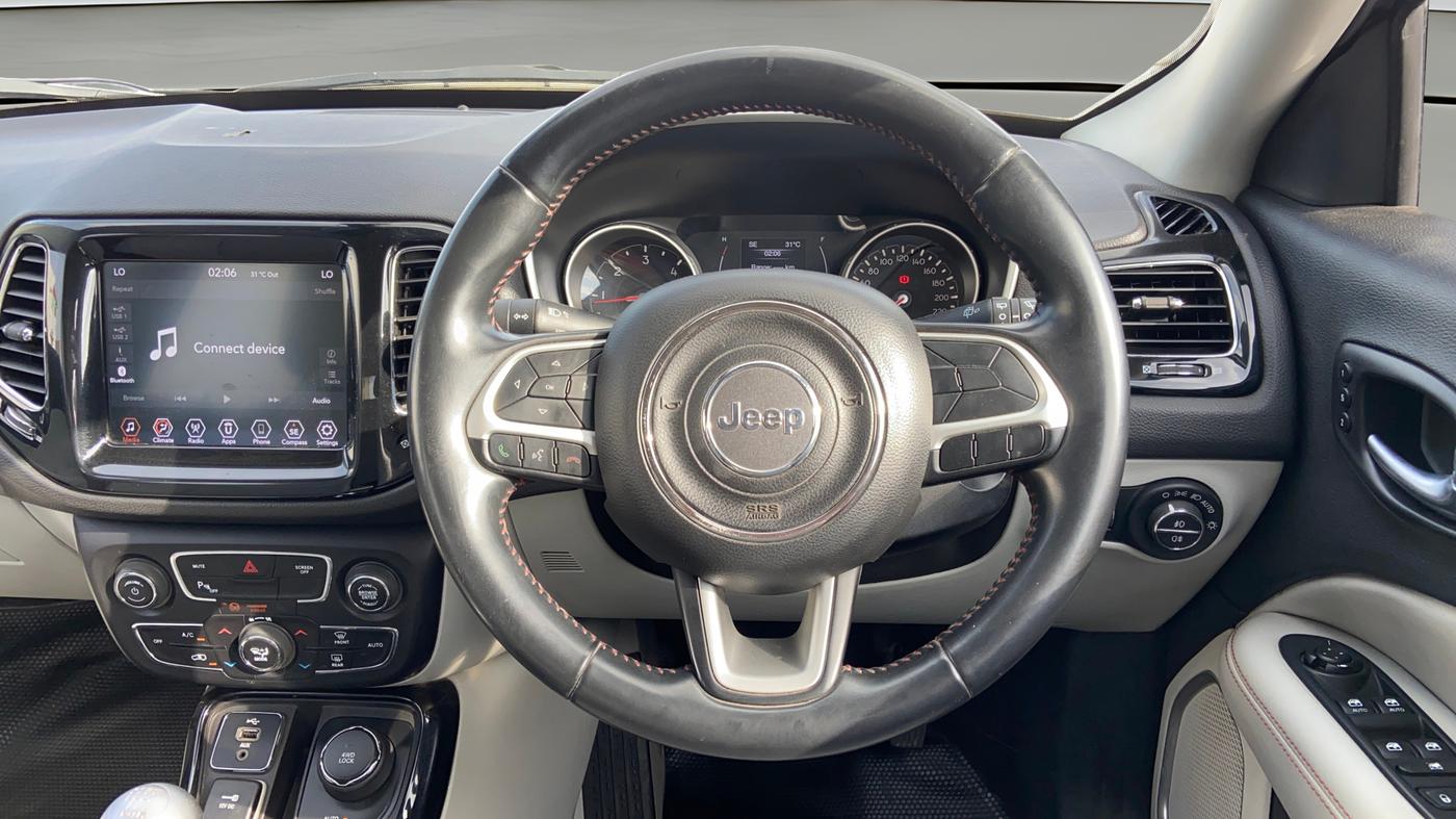 2019 Jeep Compass LIMITED PLUS DIESEL 4X4, Diesel, Manual, 62,161 km, Steering Wheel Close Up