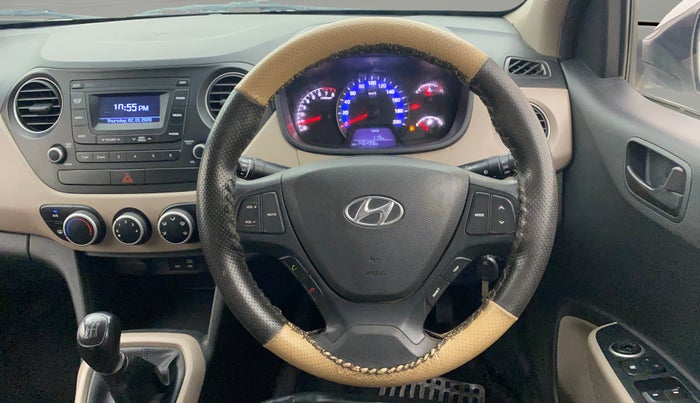 2018 Hyundai Xcent S 1.2, CNG, Manual, 1,46,499 km, Steering Wheel Close Up