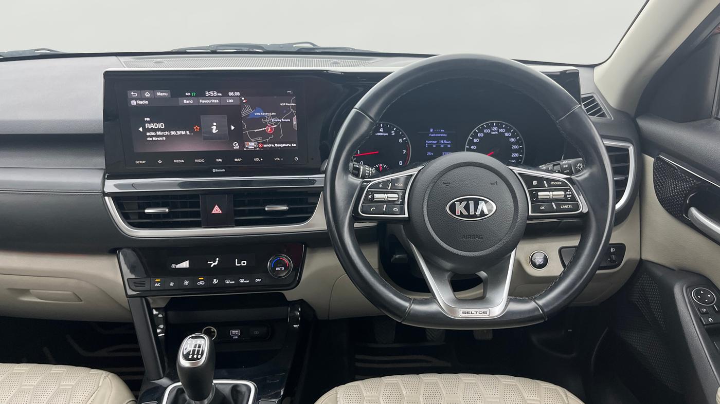 2019 KIA SELTOS HTX 1.5 PETROL, Petrol, Manual, 37,968 km, Steering Wheel Close Up