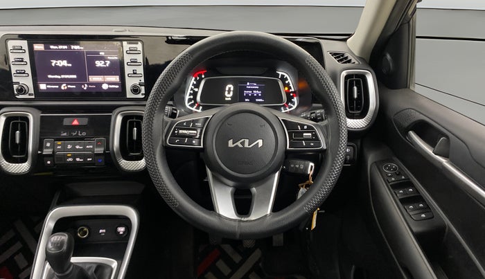 2022 KIA SONET HTK PLUS 1.2, Petrol, Manual, 15,467 km, Steering Wheel Close Up